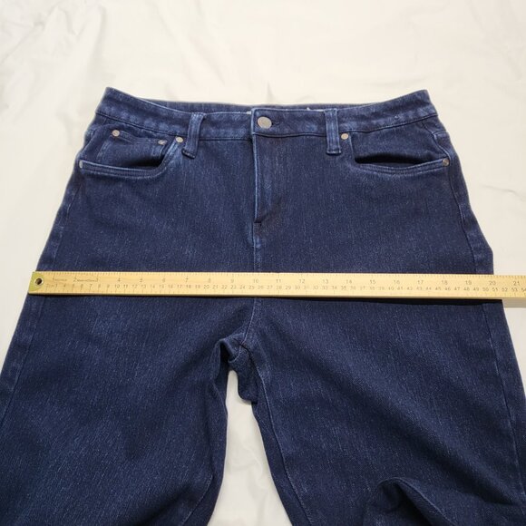 Coldwater Creek Jeans Wondersoft Knit Womens 14 High Rise Cropped Straight - Picture 11 of 16